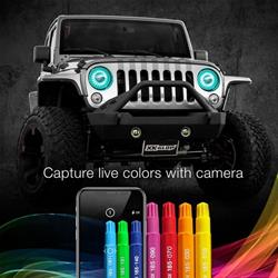 XKGlow XKchrome LED Switchback Headlight Kit 07-18 Jeep Wrangler - Click Image to Close
